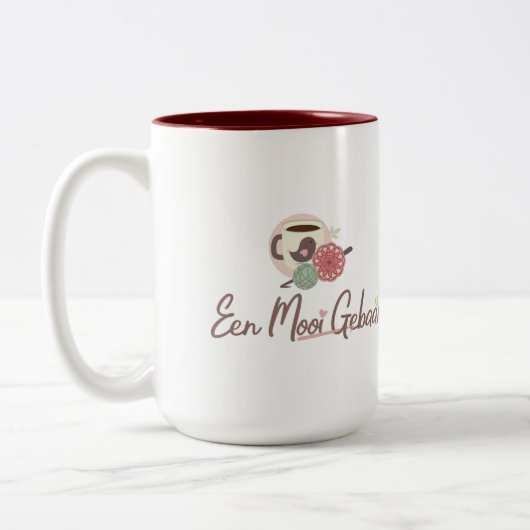 Een mooie Gebar Grote Mok (Links)