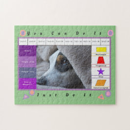 Een mooie grappige hond Educatief Legpuzzel