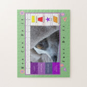 Een mooie grappige hond Educatief Legpuzzel (Verticaal)