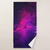 Een mooie, heldere ruimte-nebula. achtergrond, abs badhanddoek (Badhanddoek)
