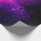 Een mooie, heldere ruimte-nebula. achtergrond, abs cadeaupapier (Hoek)