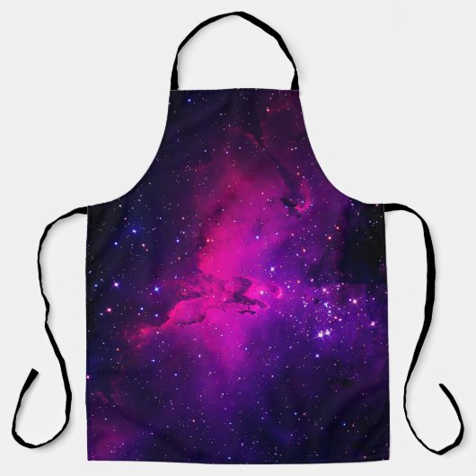 Een mooie, heldere ruimte-nebula. achtergrond, abs schort (Voorkant)
