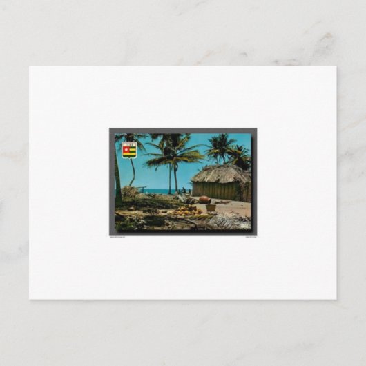 Een mooie kaart uit Togo Afrika (Voorkant)