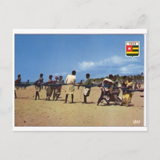 Een mooie kaart uit Togo Afrika (Voorkant)