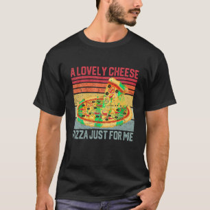 Een mooie kaasmakreel, alleen voor mij, voor de te t-shirt