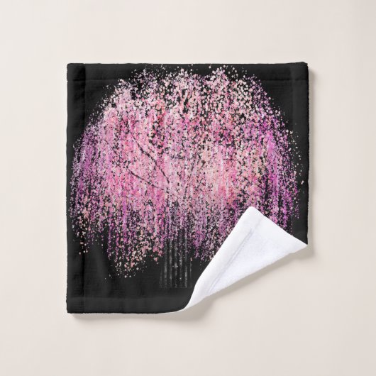 Een mooie kersenboom bad handdoek (Wasdoekje)
