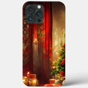 Een mooie kerstboomvuurzee Case-Mate iPhone case