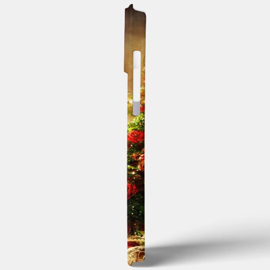 Een mooie kerstboomvuurzee Case-Mate iPhone case (Achterkant / Links)