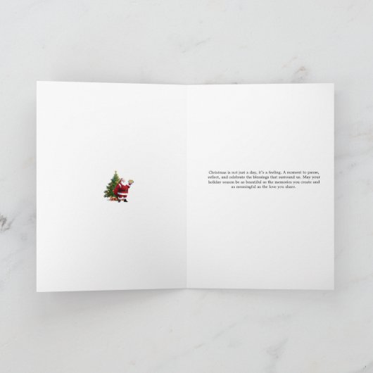 Een mooie kerstkaart feestdagen kaart (Binnen)