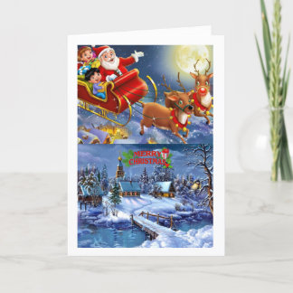 Een mooie kerstkaart feestdagen kaart