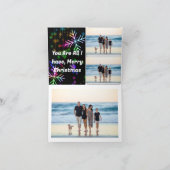 Een mooie kerstkaart voor de viering van het gezin feestdagen kaart (Binnen)