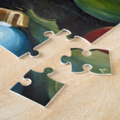 Een mooie kerstmuis legpuzzel (Zijkant)