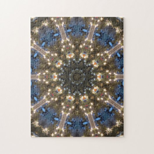 Een mooie kerstpuzzel legpuzzel (Verticaal)