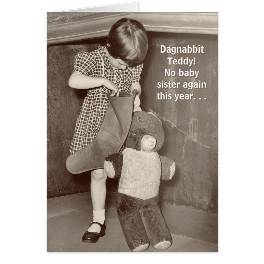 Een mooie kerstwens voor een Baby zuster (Voorkant)