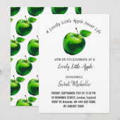 een mooie kleine appel zoete leven uitnodiging (Voorkant / Achterkant)