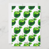 een mooie kleine appel zoete leven uitnodiging (Achterkant)