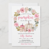 Een mooie kleine pompoen, babymeisje kaart (Voorkant)