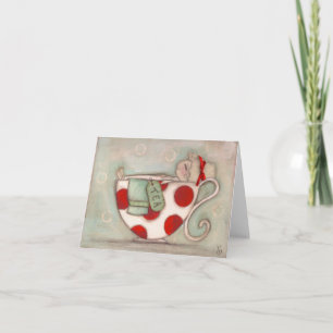 Een mooie kop thee - Note Cards Kaart