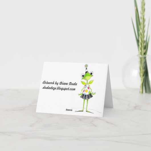 Een mooie kop thee - Note Cards Kaart (Achterkant)