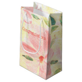 Een mooie koraalbloem klein cadeauzakje