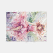 Een mooie lente elf fleece deken (Voorkant (Horizontaal))