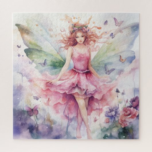 Een mooie lente elf legpuzzel (Verticaal)