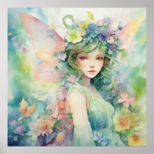 Een mooie lente elf poster