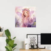 Een mooie lente-elf poster (Thuiskantoor)