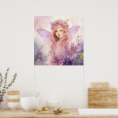 Een mooie lente-elf poster (Keuken)