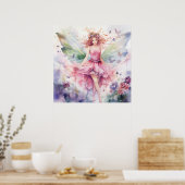 Een mooie lente elf poster (Keuken)
