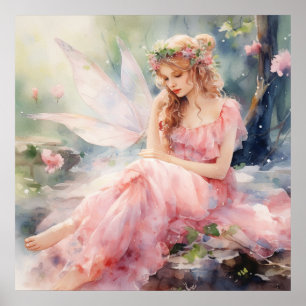 Een mooie lente elf poster