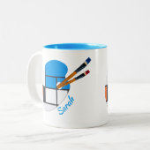 Een mooie mok met een schilderij van Paul Klee (Voorkant links)