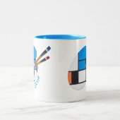 Een mooie mok met een schilderij van Paul Klee (Center)