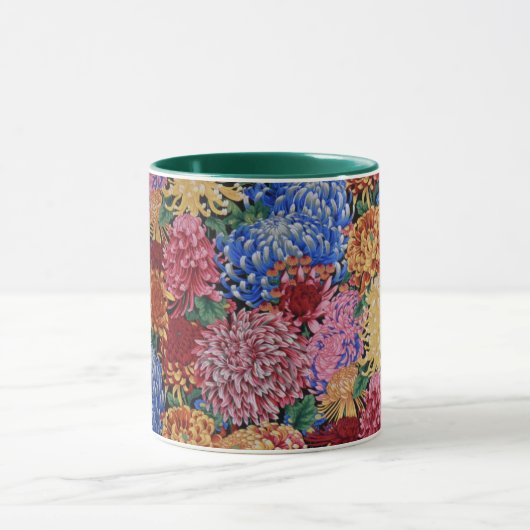 Een mooie mok met Philip Jacobs Fabric Chrysanthem (Midden)