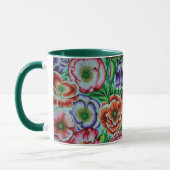 Een mooie Mok met Philip Jacobs Fabric Poppy Garde (Links)