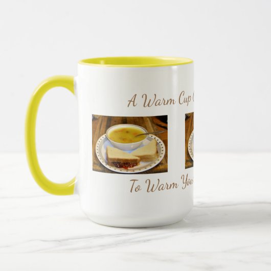 een mooie Mok van 15 oz voor soep (Links)