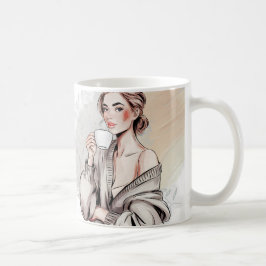 Een mooie ochtend begint met koffie Mok