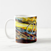 Een mooie ochtendkoffiebeker mok (Links)