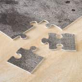 Een mooie olifant als puzzel legpuzzel (Zijkant)