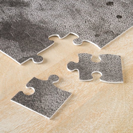 Een mooie olifant als puzzel legpuzzel (Zijkant)