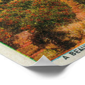 Een mooie Oranje GroveState Poster (Hoek)