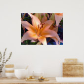 Een mooie Oranje Lily Poster (Keuken)