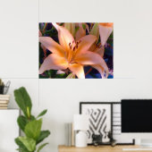 Een mooie Oranje Lily Poster (Thuiskantoor)
