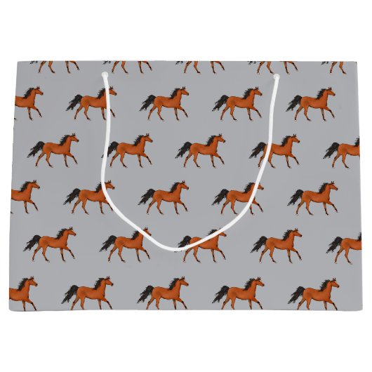 Een mooie paardentas groot cadeauzakje (Voorkant)