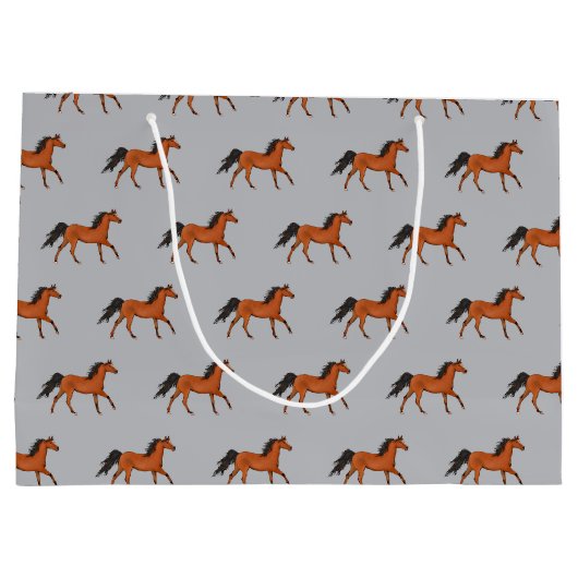 Een mooie paardentas groot cadeauzakje (Achterkant)