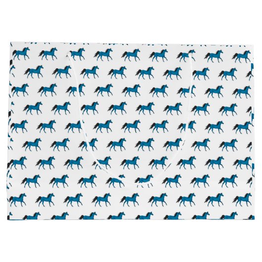 Een mooie paardentas groot cadeauzakje (Achterkant)