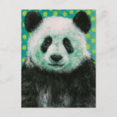 Een mooie pandabeer briefkaart (Voorkant)