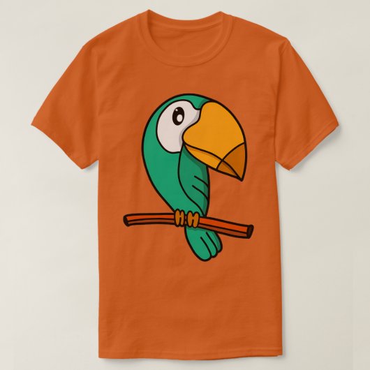 Een mooie papegaai t-shirt (Design voorkant)