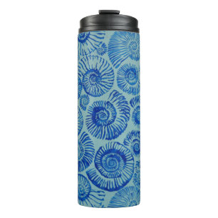 Een mooie Philip Jacobs Fabric Ammonite Tumbler Thermosbeker