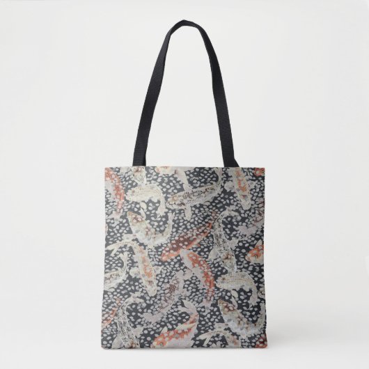 Een mooie Philip Jacobs Fabric Carp en Petals Bag Tote Bag (Voorkant)